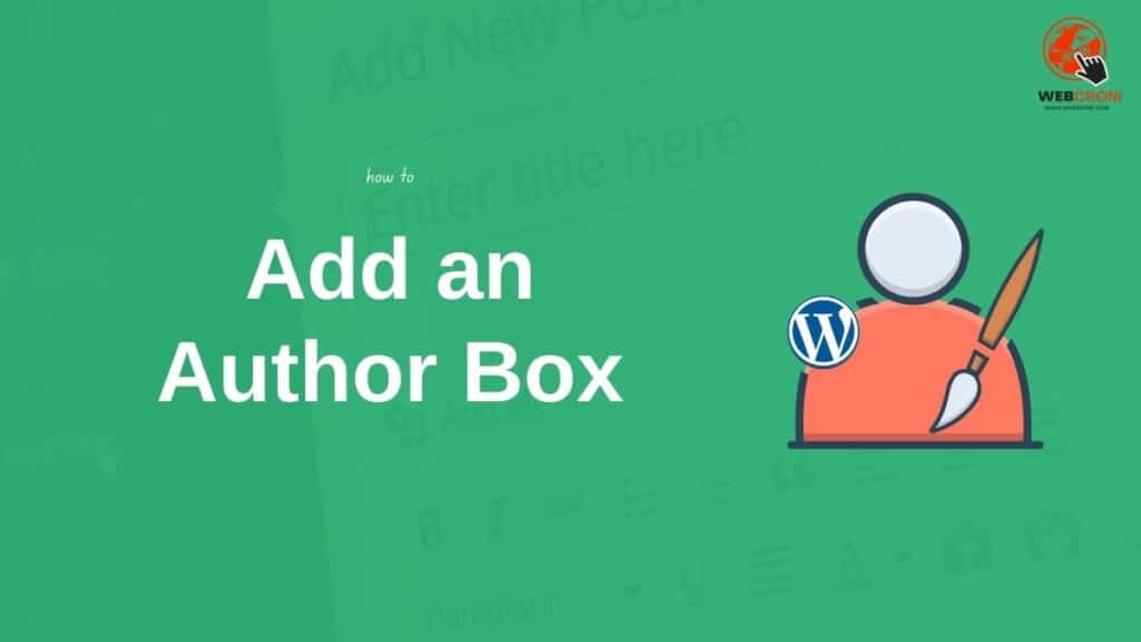 How to add an Author Box